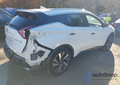 2017 Nissan Murano Platinum из США, поврежденный, VIN 5N1AZ2MH2HN106174